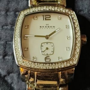 🎊SkagenLadies Skagen Denmark Stainless Steel Watch 555SSX